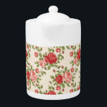 Vintage Shabby Chic Roses Pattern<br><div class="desc">Pretty feminine pink rose repeat pattern.</div>