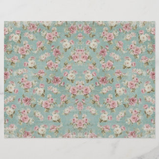 Vintage Shabby Chic Scrapbook Paper