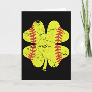 Vintage Shamrock Softll Shirt St Patricks Day Wome Card