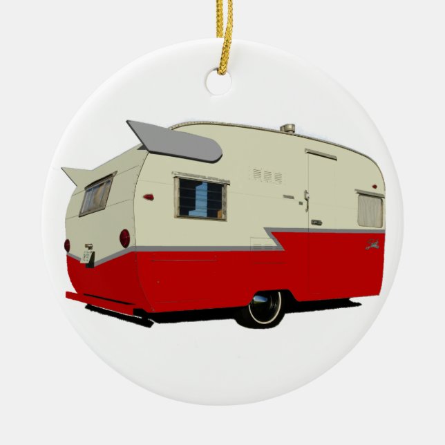 Vintage Shasta Holiday Ornament (Front)