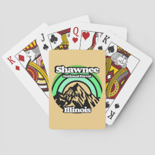 Vintage Shawnee National Forest Illinois Playing Cards
