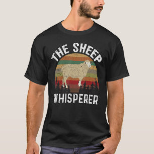 Vintage Sheep Whisperer Funny Farming Farmer T-Shirt