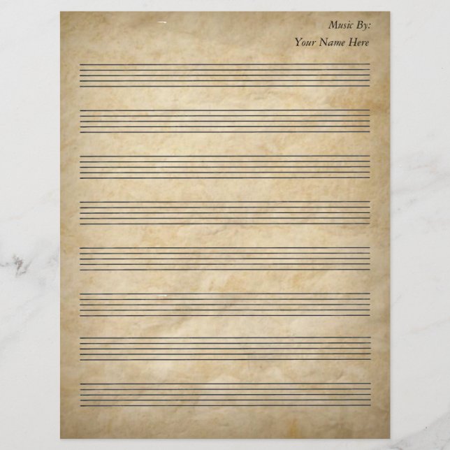 Vintage Sheet Music (Front)