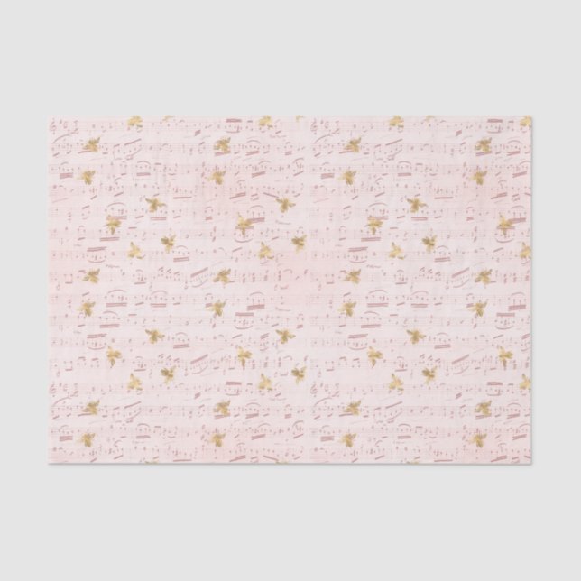 Vintage Sheet Music and Bees (Front)