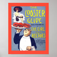 Vintage Sheet Music Cover Art The Lobster Glide