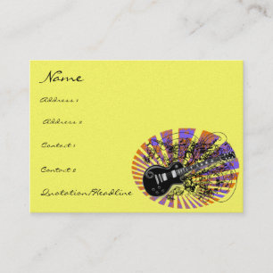 Vintage Sheet Music Rock N Roll Business Card