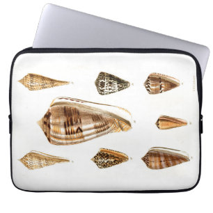 Vintage Shelling Trinket Design Laptop Sleeve