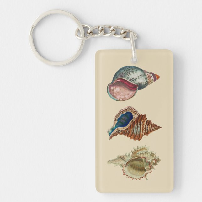 Vintage Shells Key Ring (Front)
