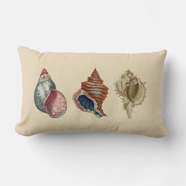 Vintage Shells Lumbar Cushion (Front)