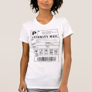 Vintage Shipping Label (Personalize) T-Shirt
