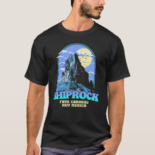 Vintage Shiprock New Mexico Graphic Four Corners T-Shirt