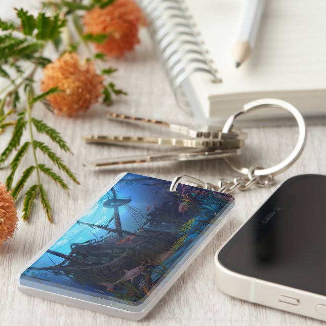 Vintage Shipwreck   Key Ring (Front Right)
