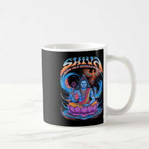 Vintage Shiva Print Hindu God Spiritual Coffee Mug