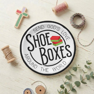 Vintage Shoebox Party Paper Plate