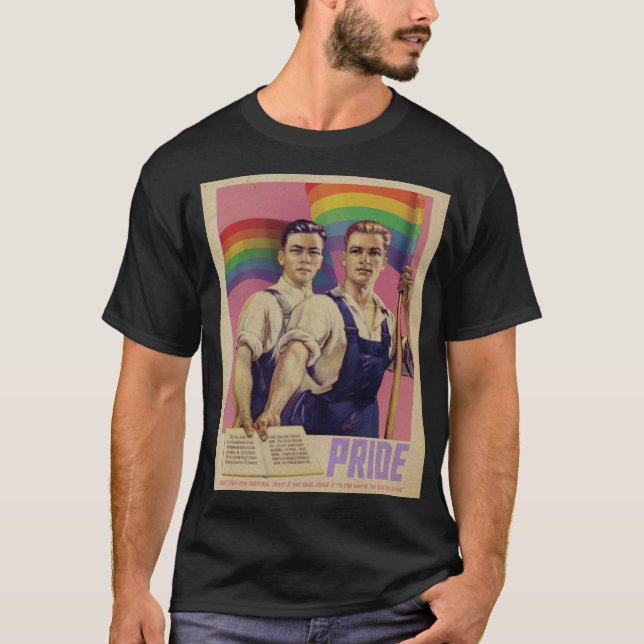 Vintage SHOUT IT Pride T-Shirt (Front)