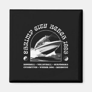 Vintage Shrimp City Beach 1993 Music Rock Shrimp S Magnet