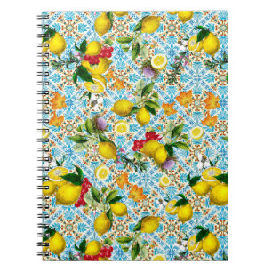 Vintage Sicilian lemon garden Notebook