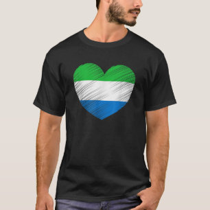 Vintage Sierra Leone Sierra Leonean Flag Pride Sup T-Shirt