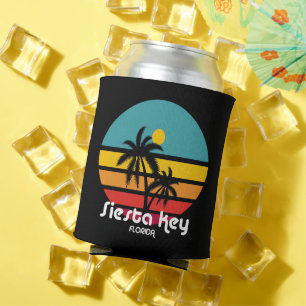 Vintage Siesta Key Florida Can Cooler