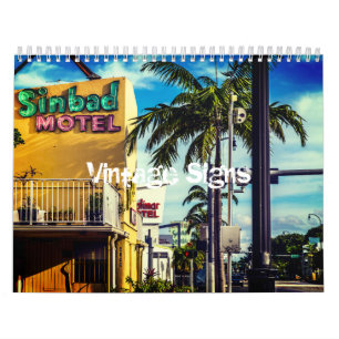 Vintage Sign Calendar