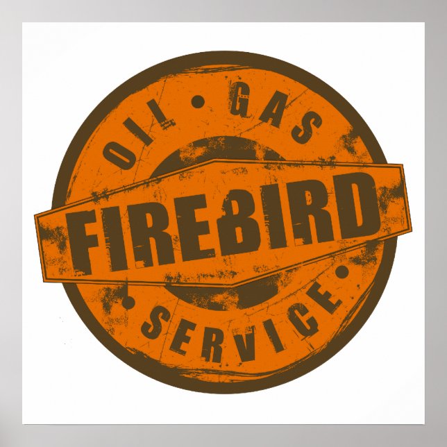 Vintage Sign Firebird Poster (Front)