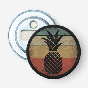 Vintage Silhouette Pineapple  Bottle Opener