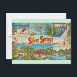 Vintage Silver Springs Attraction  Postcard<br><div class="desc">Such a great vintage postcard for Silver Springs,  Florida repurposed!</div>