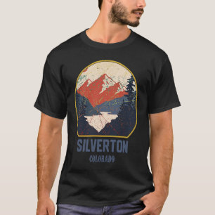 Vintage Silverton Colorado CO Mountains Hike Hikin T-Shirt