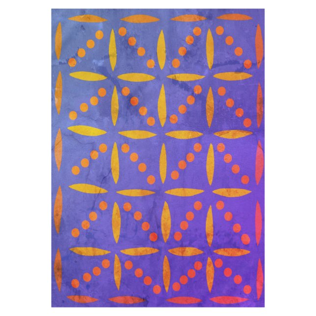 Vintage Simple Floral Tablecloth (Front)