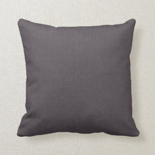 Vintage simple purple aubergine linen look deco cushion