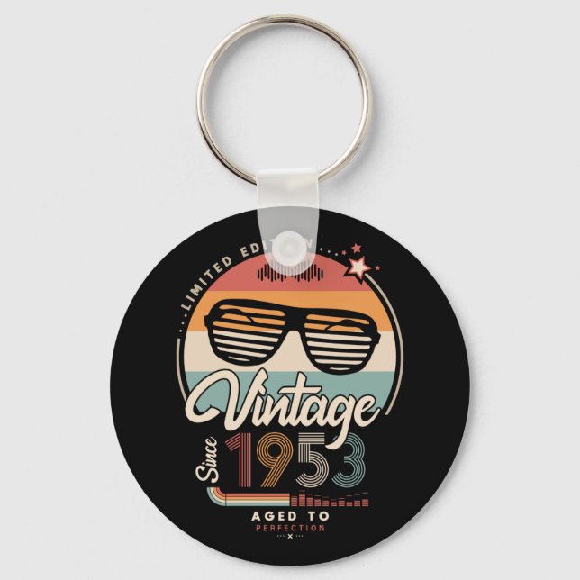 Vintage since 1953 key ring (Front)