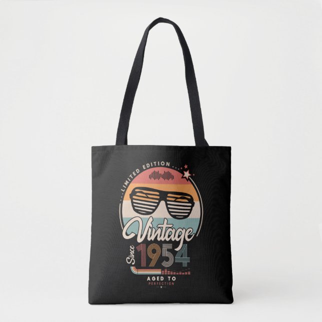 Vintage since 1954 tote bag (Front)