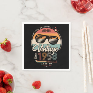 Vintage since 1958 napkin
