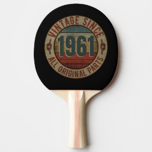 VINTAGE SINCE 1961 ALL ORIGINAL PARTS PING PONG PADDLE