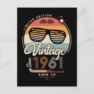 Vintage since 1961 postcard