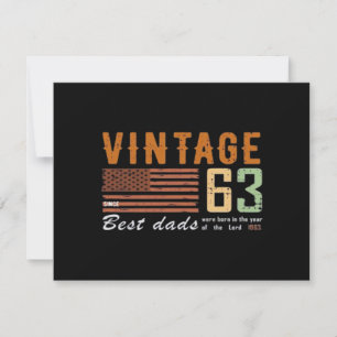 Vintage since 1963 best dad gift, best dad birthda