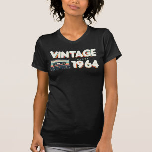 Vintage since 1964 Nostalgic & Vintage Music Birth T-Shirt