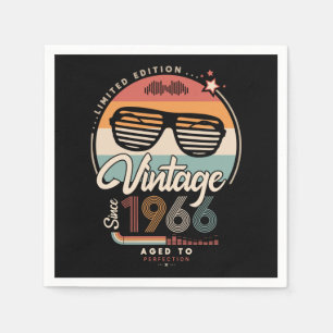 Vintage since 1966 napkin