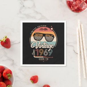 Vintage since 1969 napkin