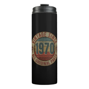 VINTAGE SINCE 1970 ALL ORIGINAL PARTS. THERMAL TUMBLER