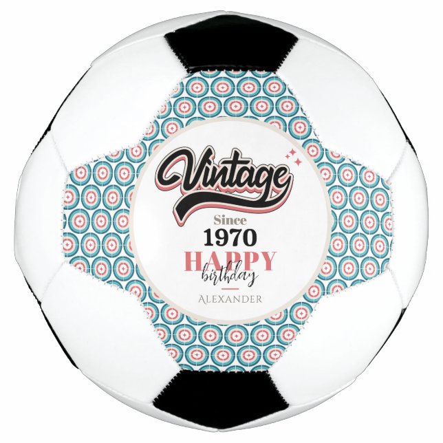 Vintage since - 1970 soccer ball (Front)