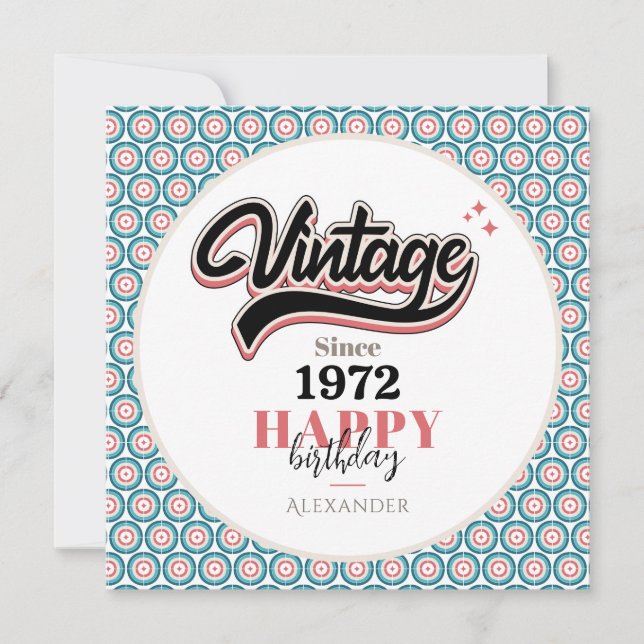 Vintage since - 1972 (Front)