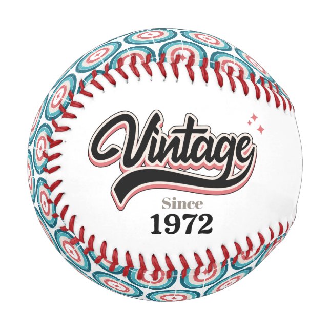 Vintage since - 1972 baseball (Front Left)