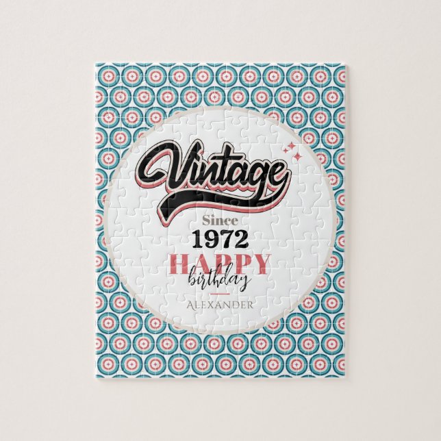Vintage since - 1972 jigsaw puzzle (Vertical)