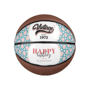 Vintage since - 1972 mini basketball