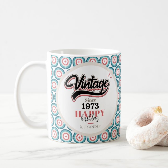 Vintage since - 1973 coffee mug (With Donut)