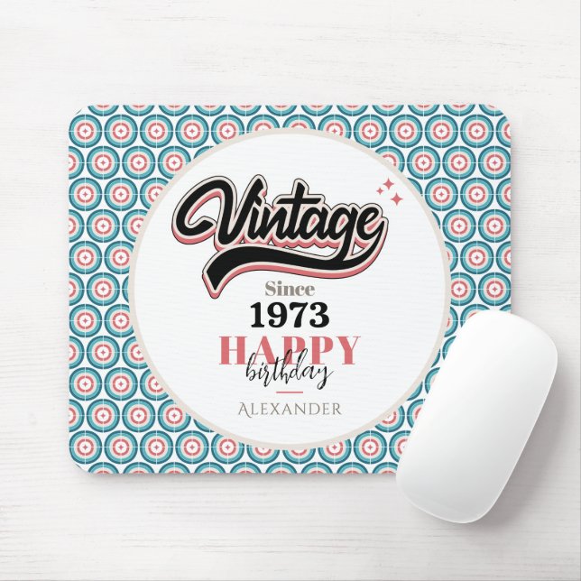 Vintage since - 1973 mouse pad (With Mouse)