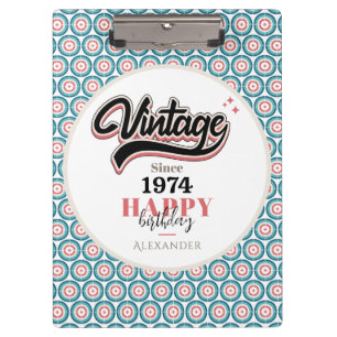 Vintage since - 1974 clipboard