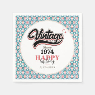 Vintage since - 1974 napkin
