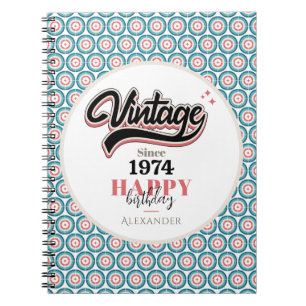 Vintage since - 1974 notebook
